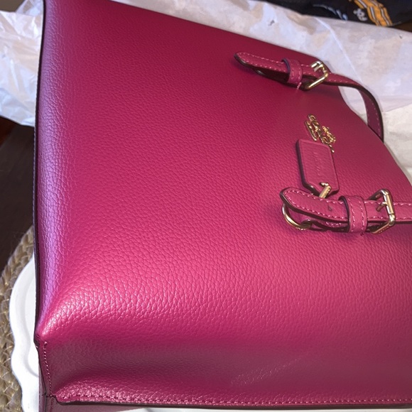 Coach Mollie Leather Tote 25 - Picture 9 of 10